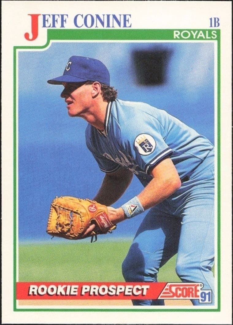 1991 Score Jeff Conine #722 trading card