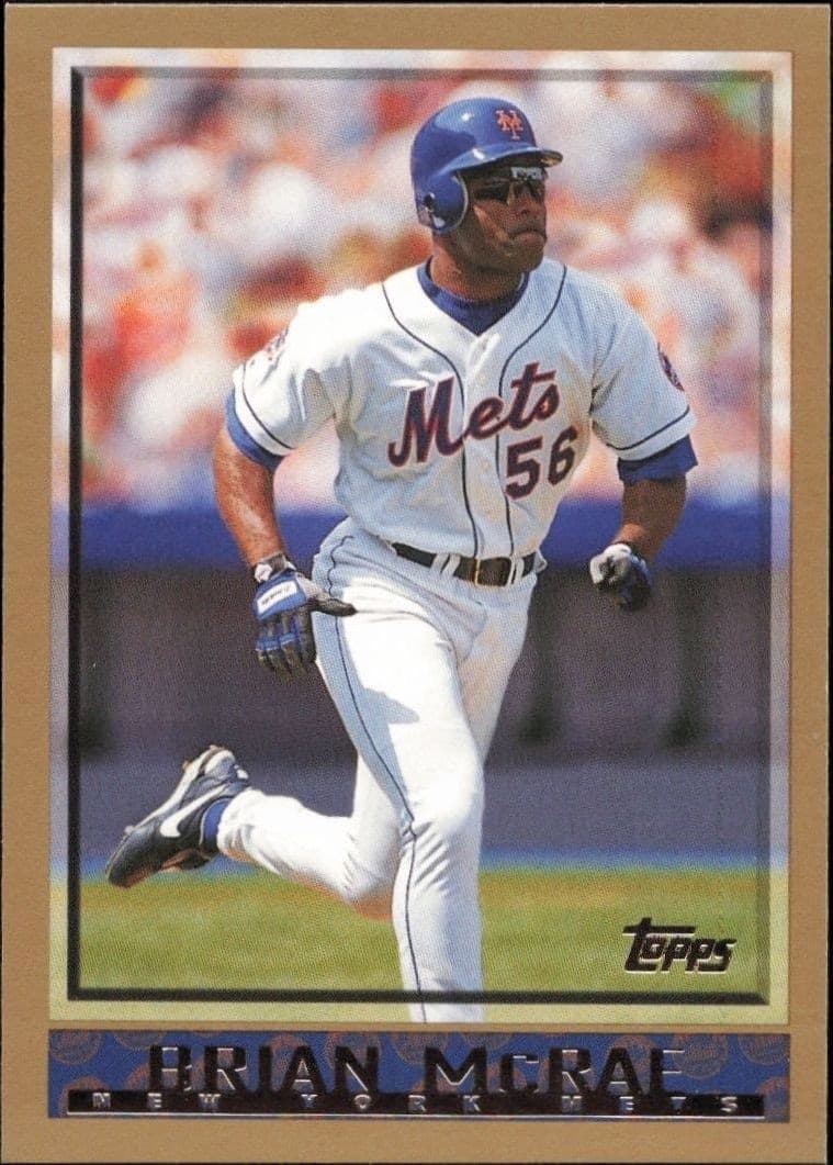 1998 Topps Series 2 Brian McRae #386 trading card
