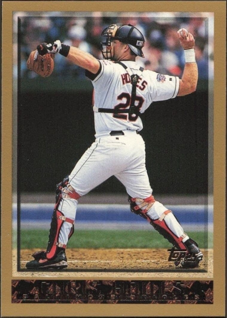 1998 Topps Series 1 Chris Hoiles #142 trading card