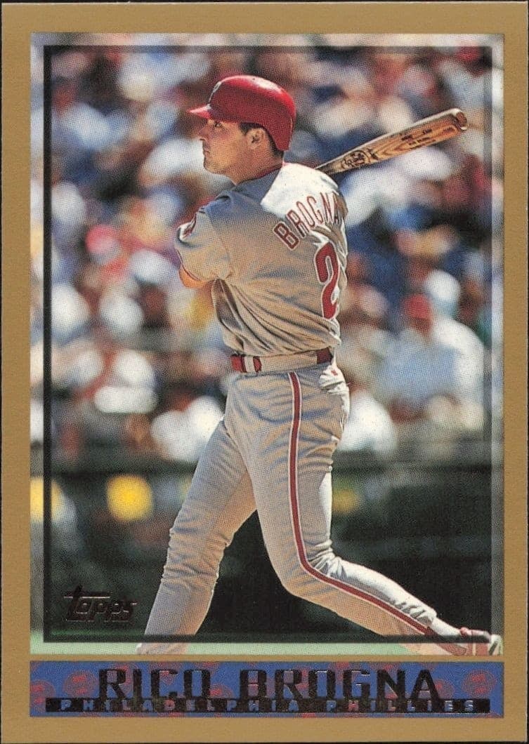 1998 Topps Series 1 Rico Brogna #123 trading card