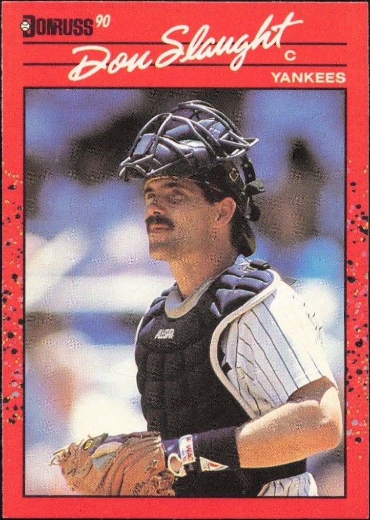 1990 Donruss Don Slaught #277 trading card
