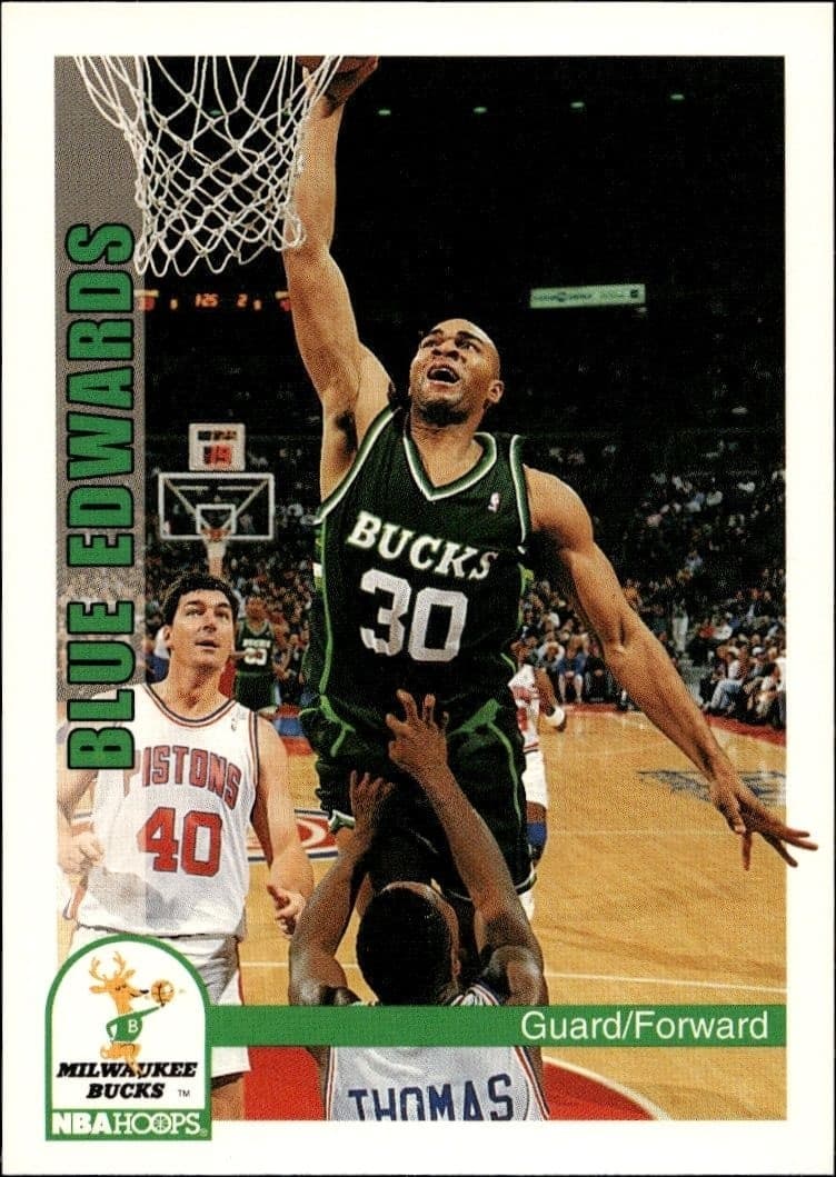 1992-93 Skybox NBA Hoops Series 2 Blue Edwards #417 trading card