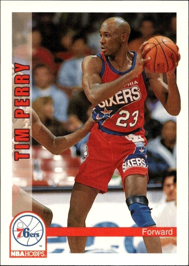 1992-93 Skybox NBA Hoops Series 2 Tim Perry #448 trading card