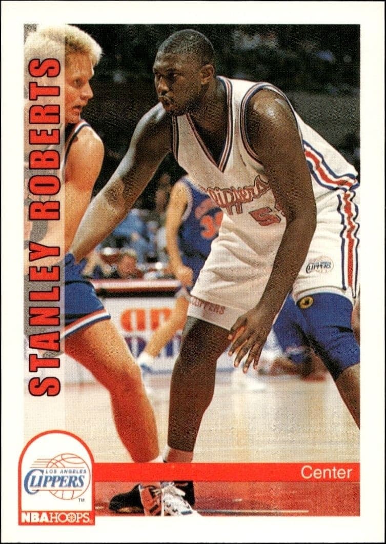 1992-93 Skybox NBA Hoops Series 2 Stanley Roberts #403 trading card