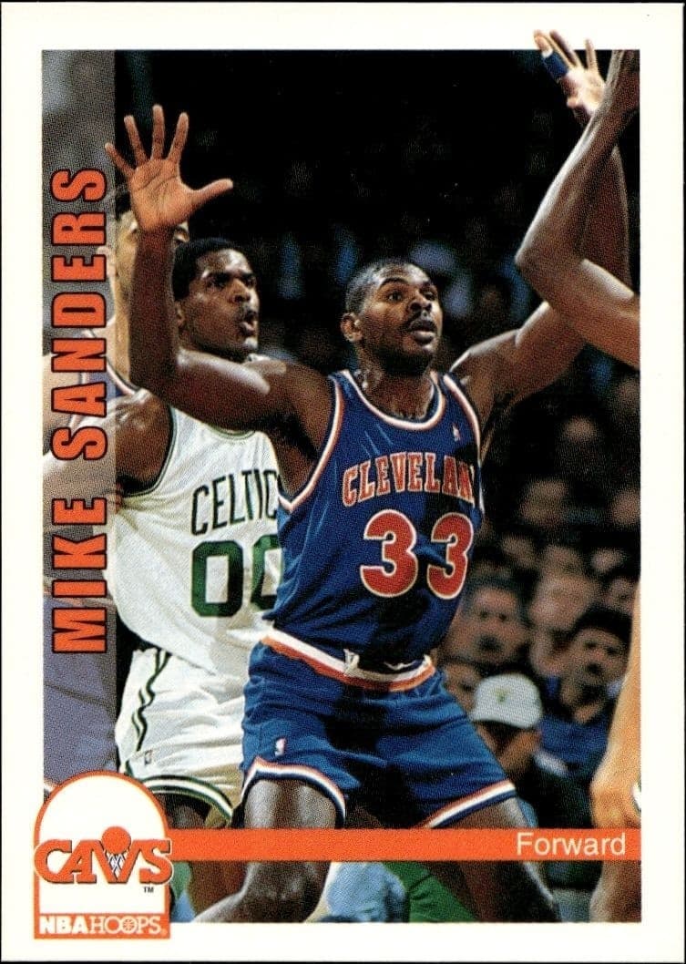 1992-93 Skybox NBA Hoops Series 2 Mike Sanders #368 trading card