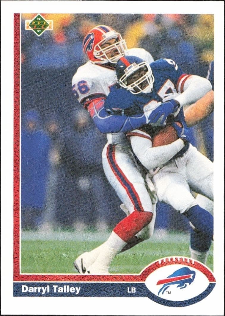 1991 Upper-Deck Darryl Talley #189 trading card