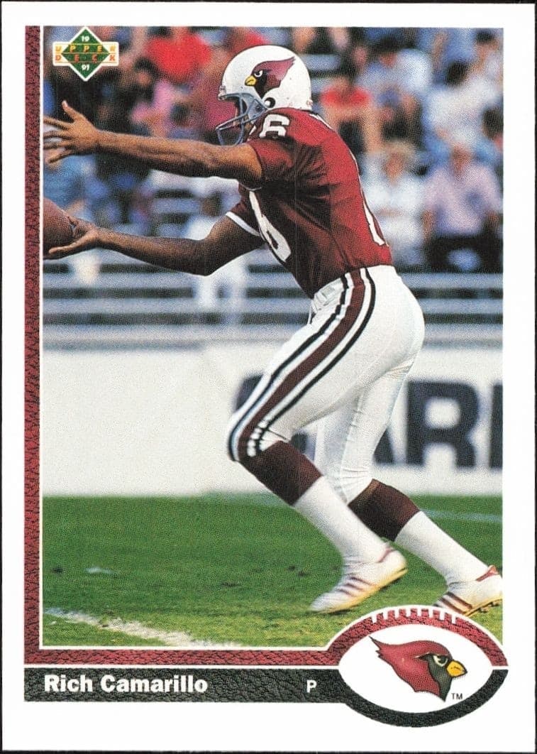 1991 Upper-Deck Rich Camarillo #205 trading card
