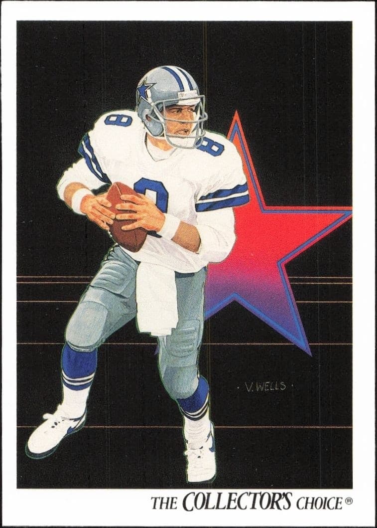 1991 Upper-Deck Troy Aikman #82 trading card