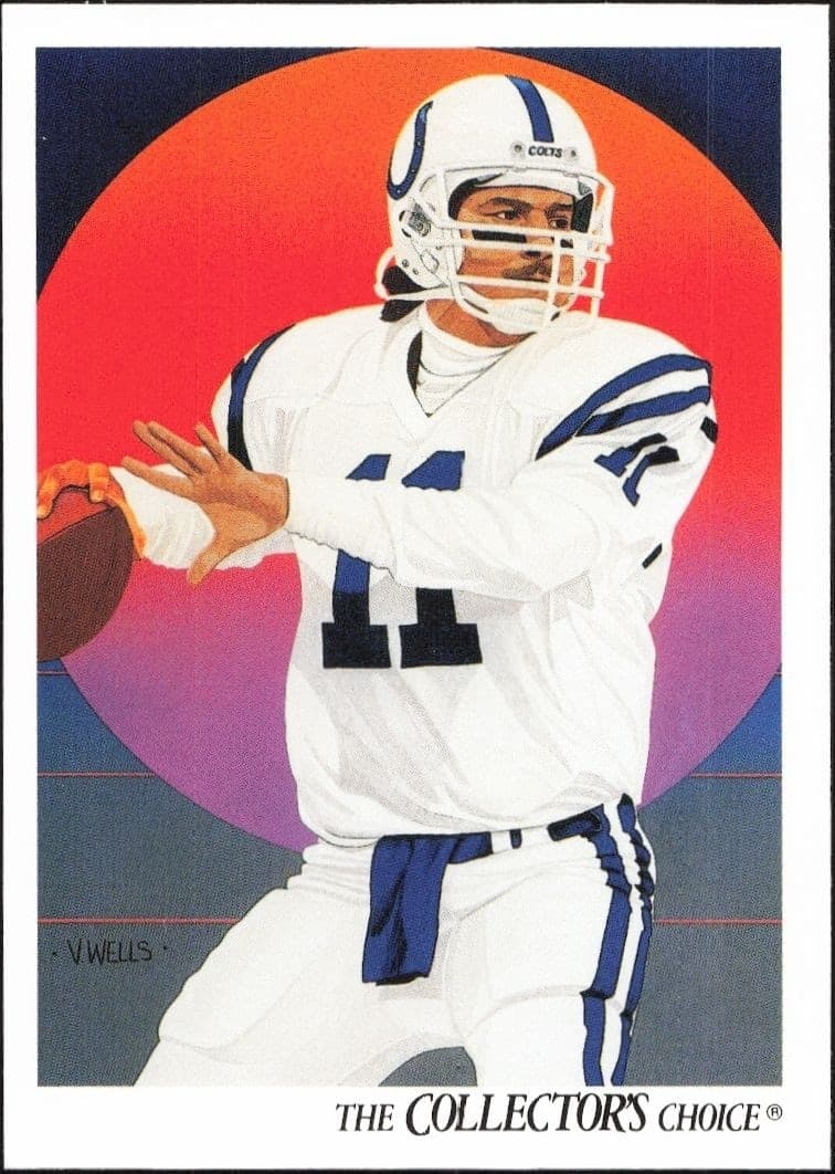1991 Upper-Deck Jeff George #81 trading card