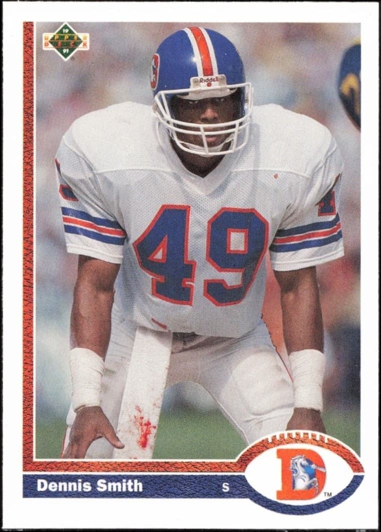 1991 Upper-Deck Dennis Smith #498 trading card