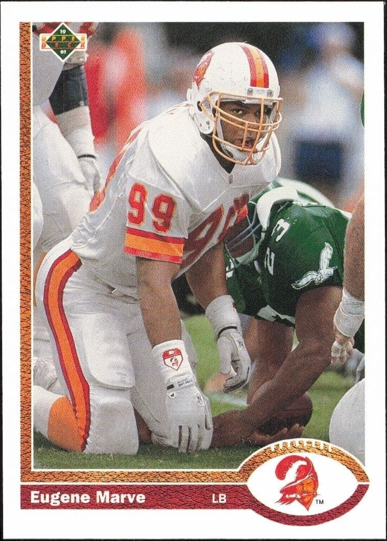 1991 Upper-Deck Eugene Marve #508 trading card