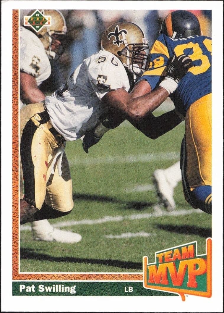 1991 Upper-Deck Pat Swilling #468 trading card