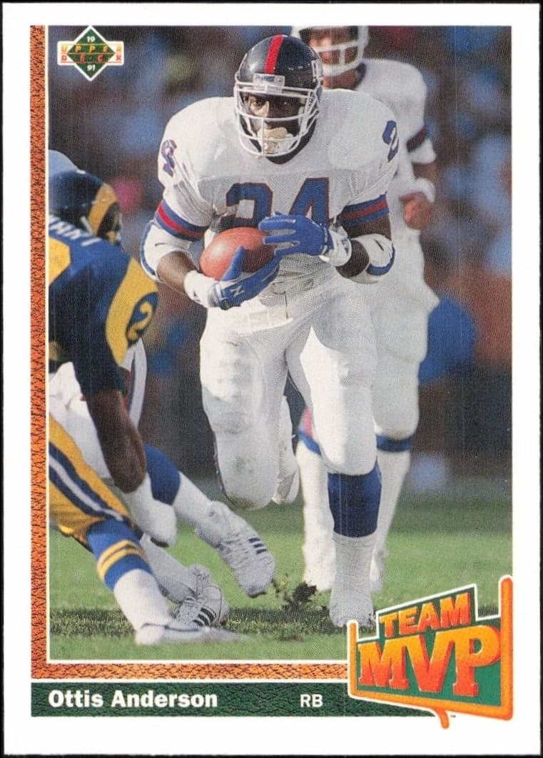 1991 Upper-Deck Ottis Anderson #469 trading card