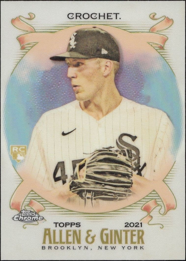 2021 Topps Allen & Ginter Chrome Garrett Crochet #220 trading card