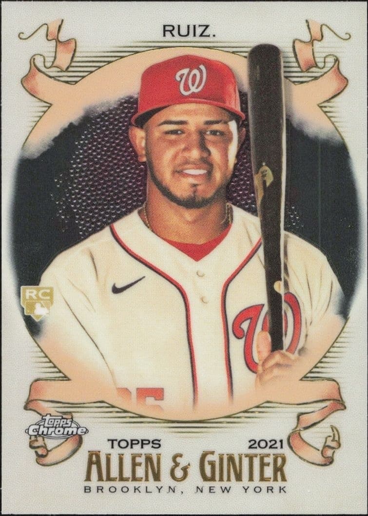 2021 Topps Allen & Ginter Chrome Keibert Ruiz #141 trading card