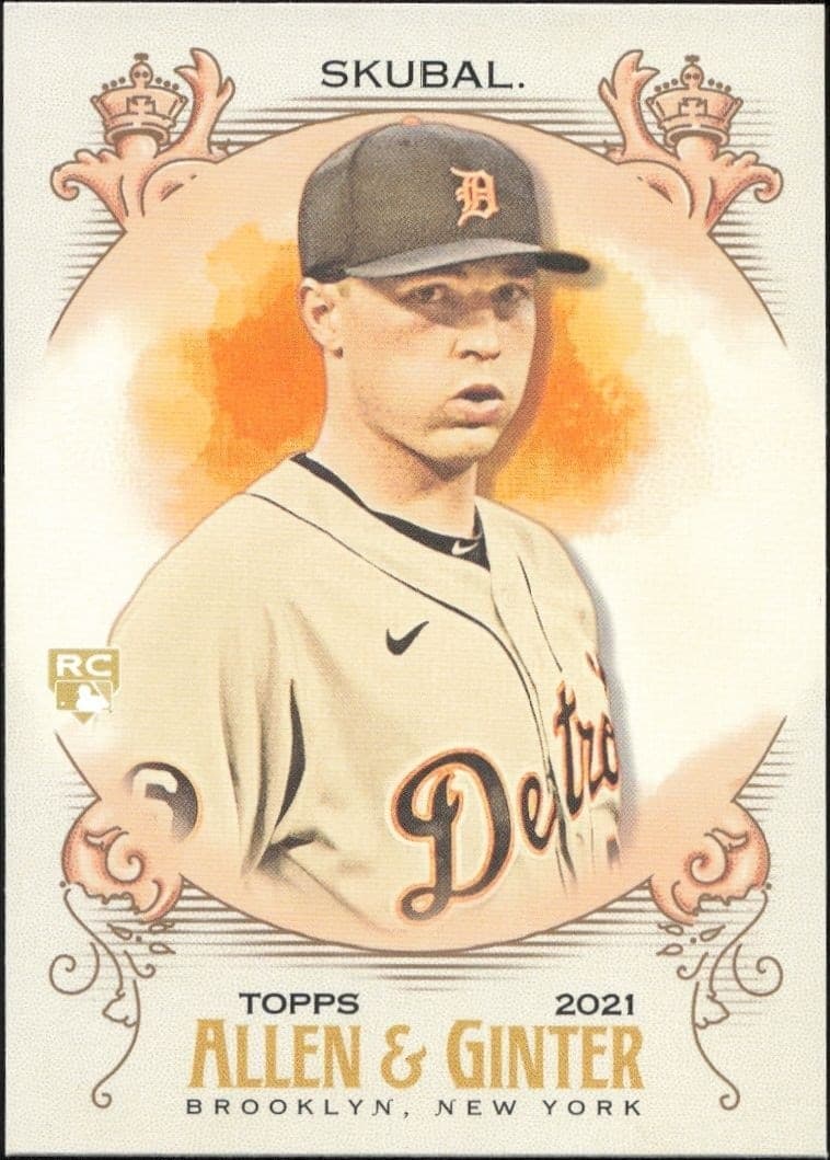 2021 Topps Allen & Ginter Tarik Skubal #245 trading card