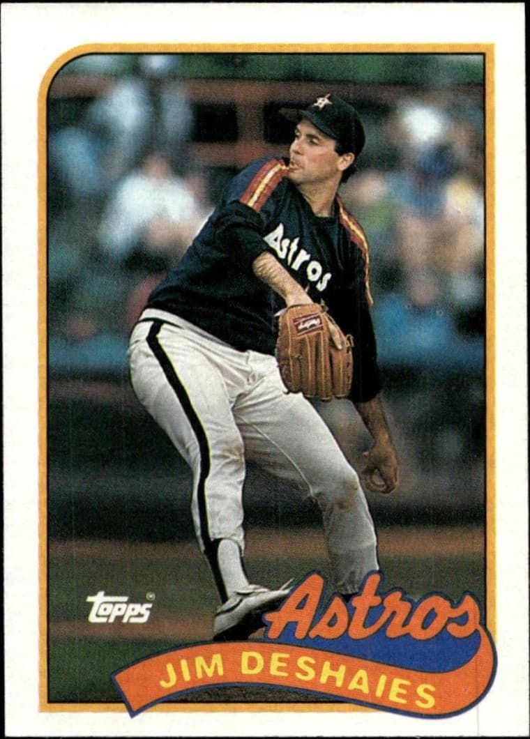 1989 Topps Jim Deshaies #341 trading card