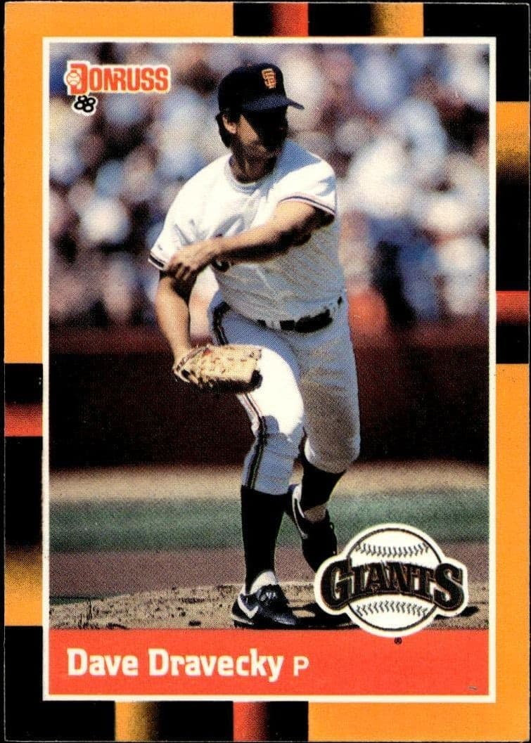 1988 Donruss Baseball's Best Dave Dravecky #135 baseball trading card front