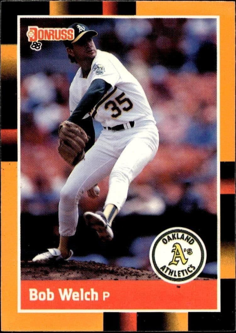 1988 Donruss Baseball's Best Bob Welch #134 trading card