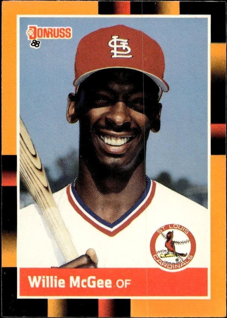 1988 Donruss Baseball's Best Willie McGee #131 baseball trading card front
