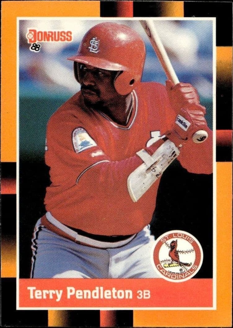 1988 Donruss Baseball's Best Terry Pendleton #187 baseball trading card front