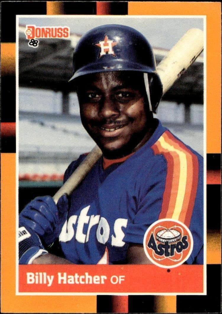 1988 Donruss Baseball's Best Billy Hatcher #150 trading card
