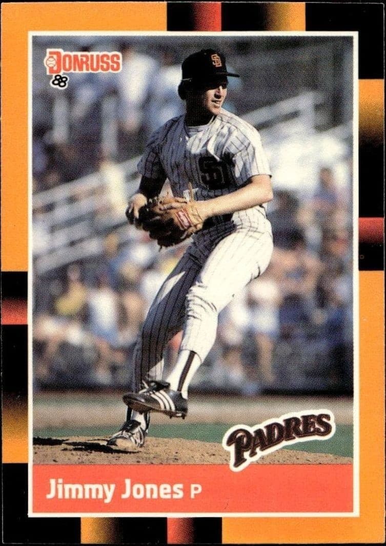 1988 Donruss Baseball's Best Jimmy Jones #189 trading card