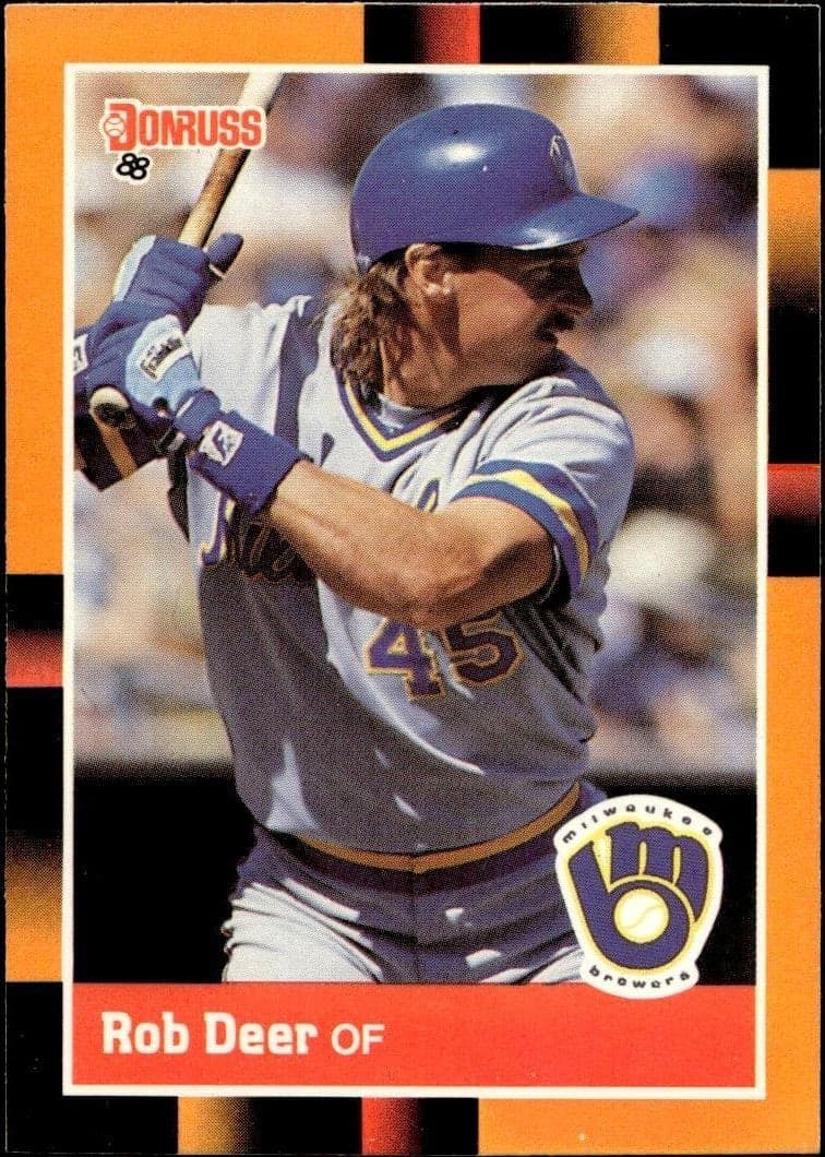 1988 Donruss Baseball's Best Rob Deer #109 baseball trading card front