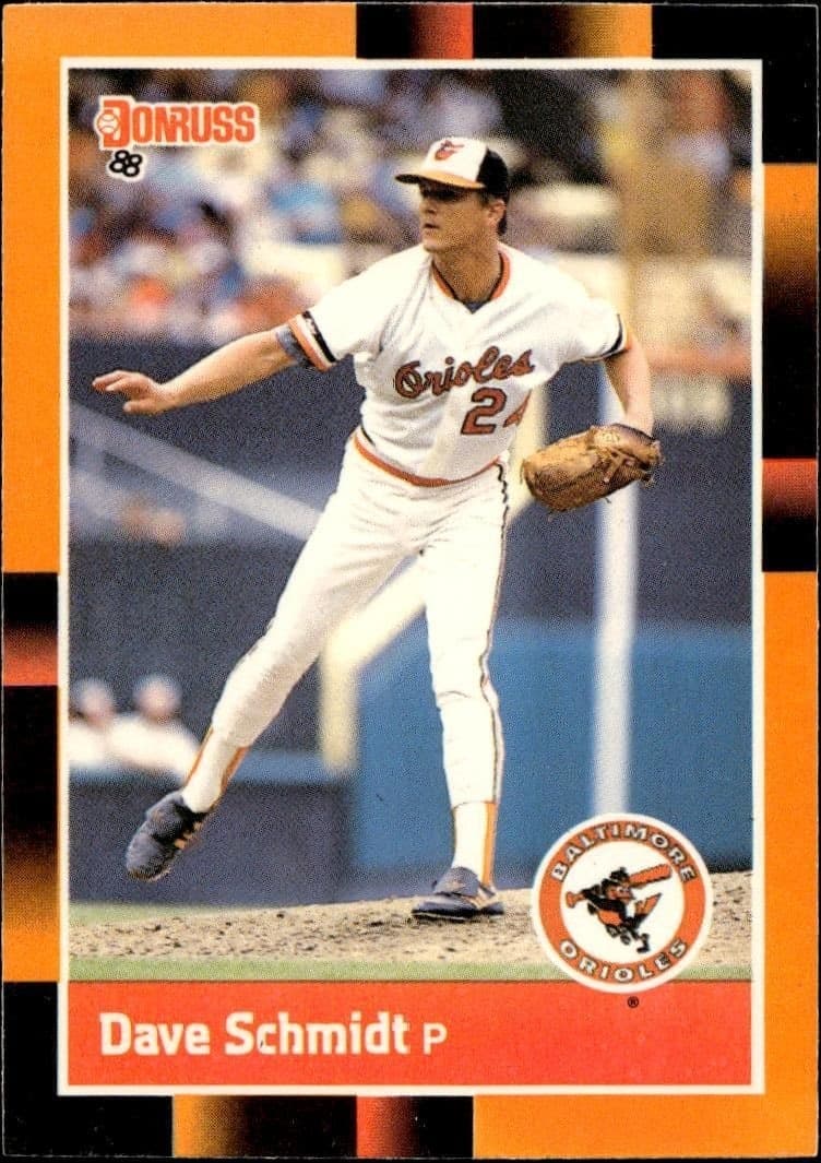 1988 Donruss Baseball's Best Dave Schmidt #333 trading card