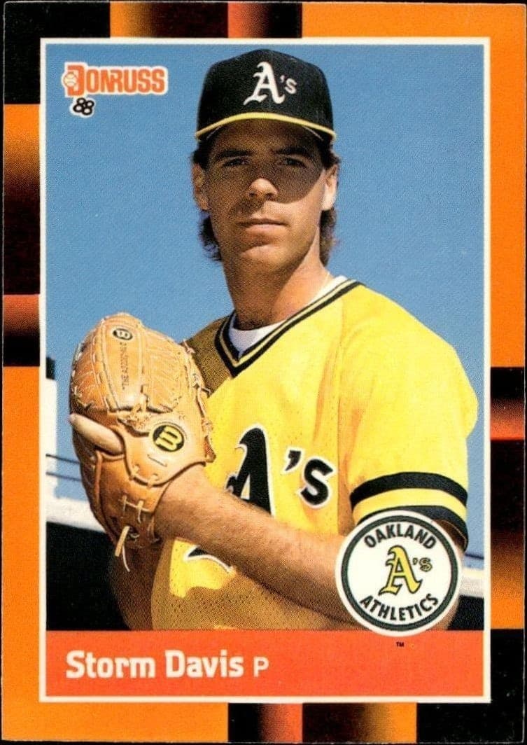 1988 Donruss Baseball's Best Storm Davis #282 trading card