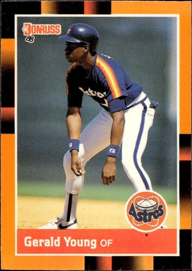 1988 Donruss Baseball's Best Gerald Young #318 trading card