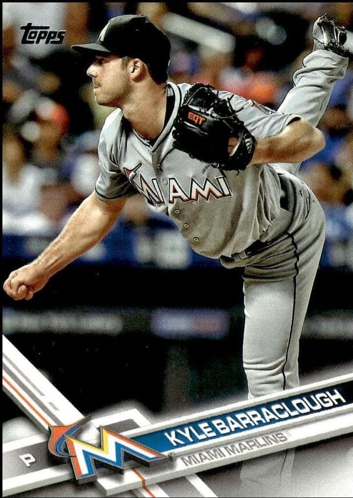 2017 Topps Series 1 Kyle Barraclough #94 trading card