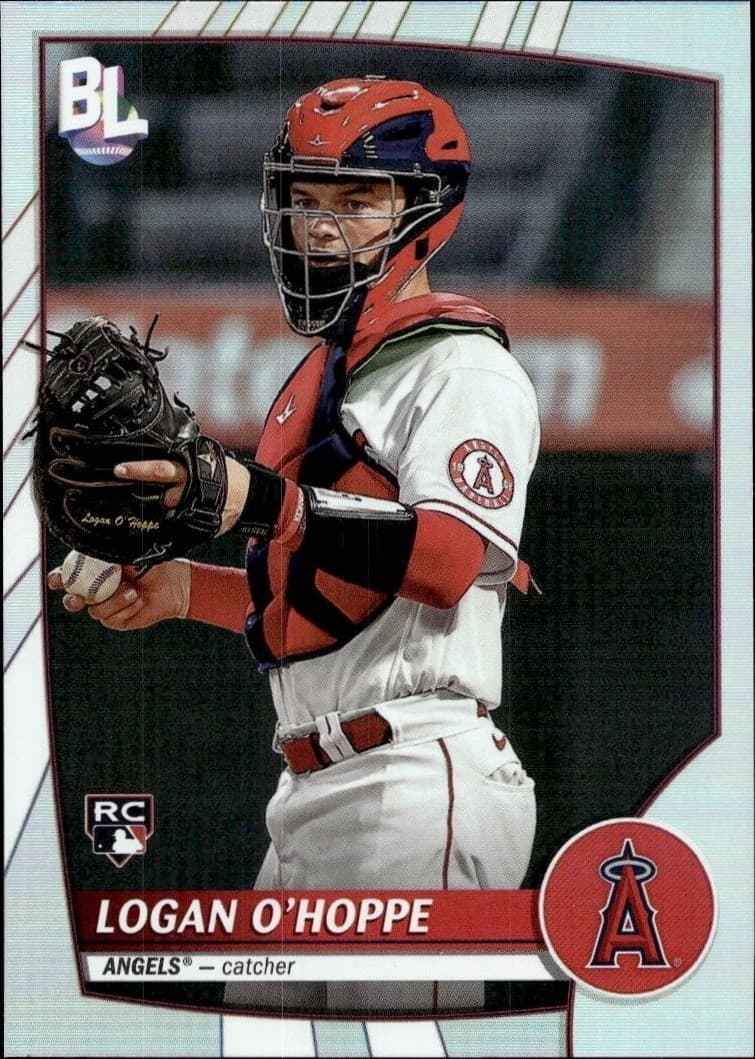 2023 Topps Big League Logan O'Hoppe #203 baseball trading card front