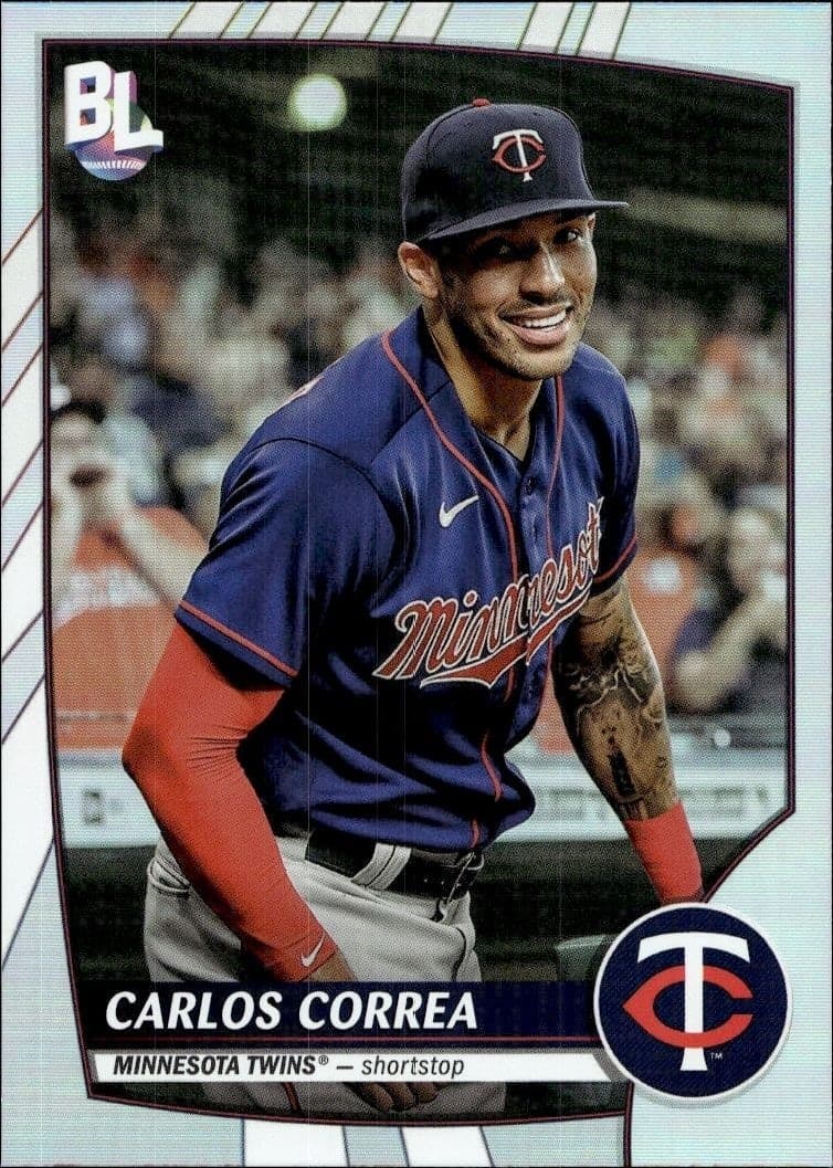 2023 Topps Big League Carlos Correa #221 baseball trading card front