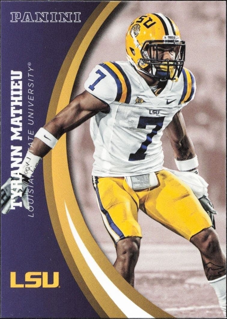 2015 Panini Lsu Team Collection Tyrann Mathieu #64 trading card