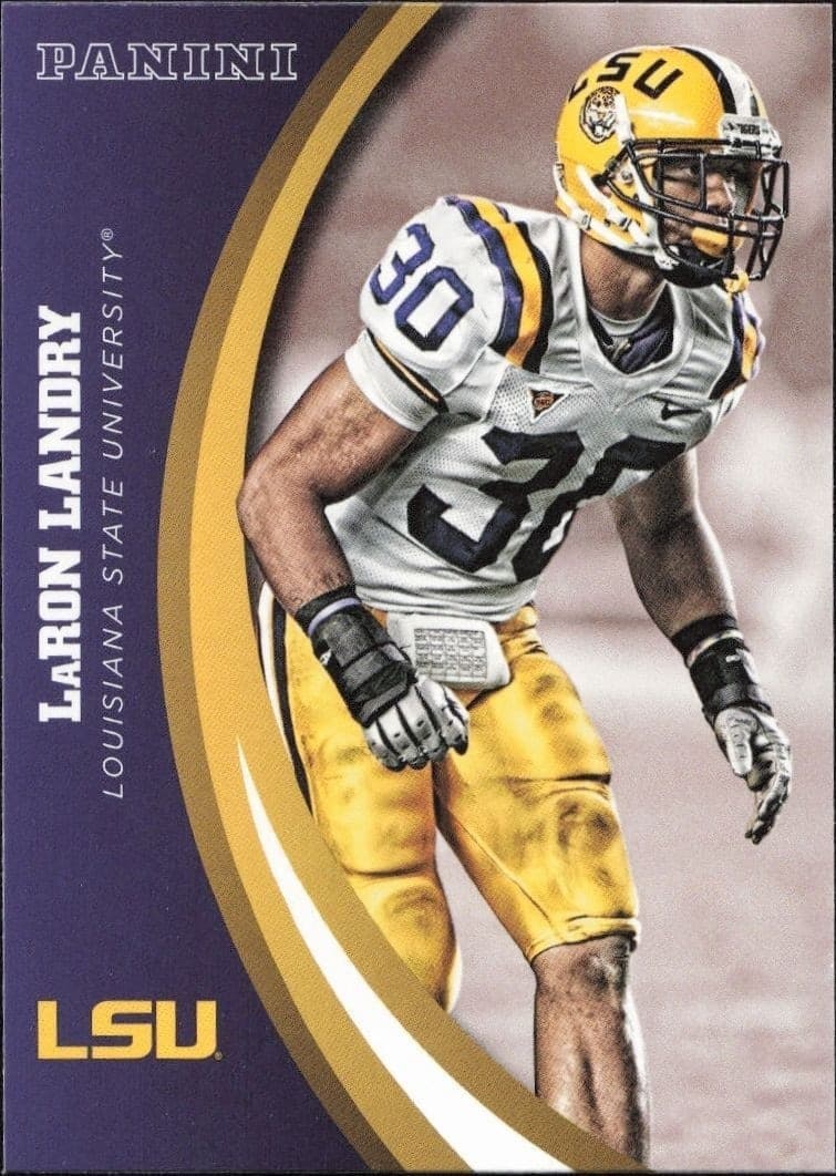 2015 Panini Lsu Team Collection LaRon Landry #41 trading card