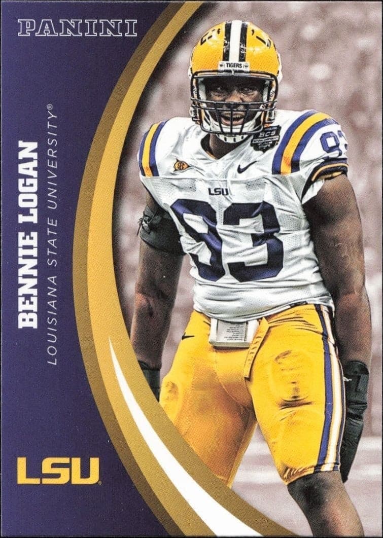 2015 Panini Lsu Team Collection Bennie Logan #66 trading card