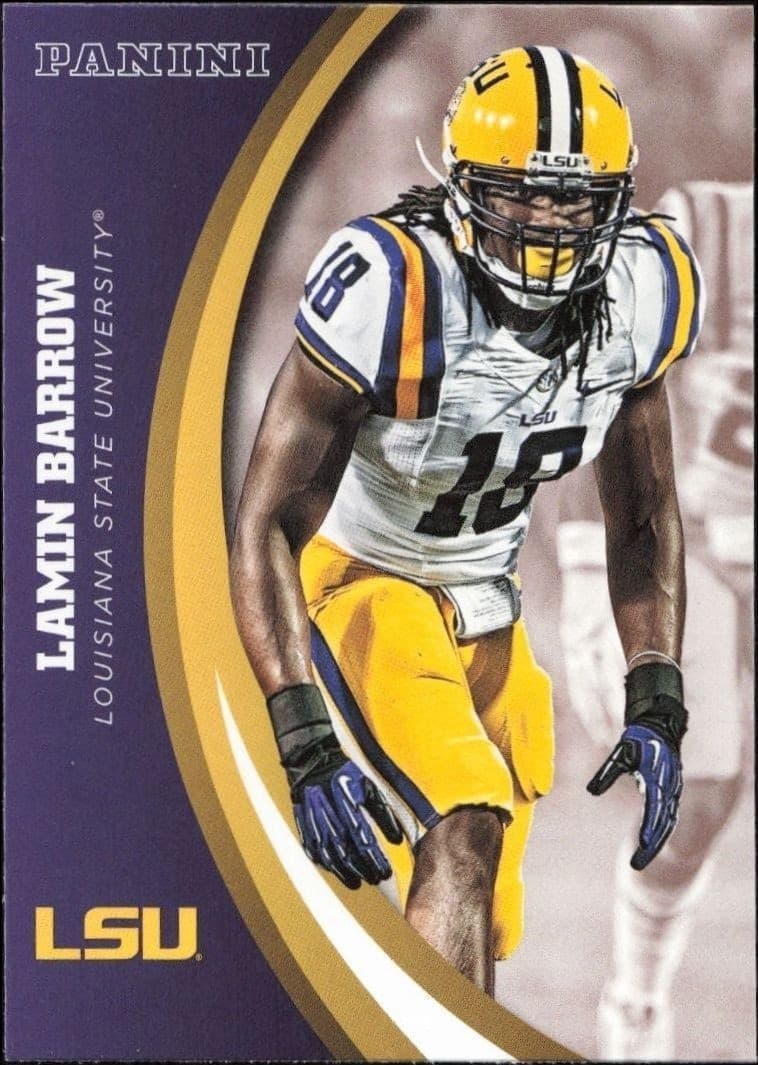2015 Panini Lsu Team Collection Lamin Barrow #40 trading card