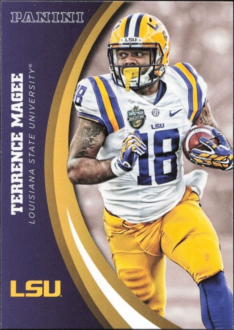 2015 Panini Lsu Team Collection Terrence Magee #60 trading card