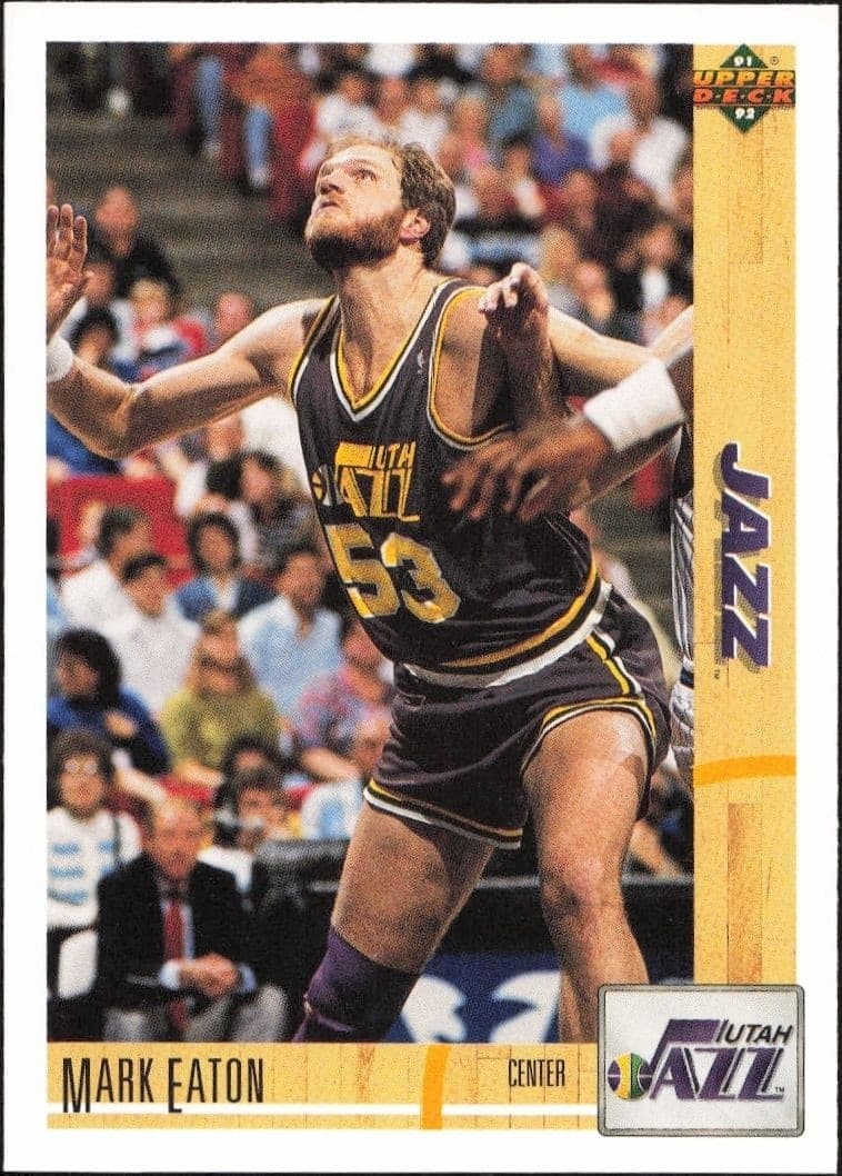 1991-92 Upper-Deck Mark Eaton #116 trading card