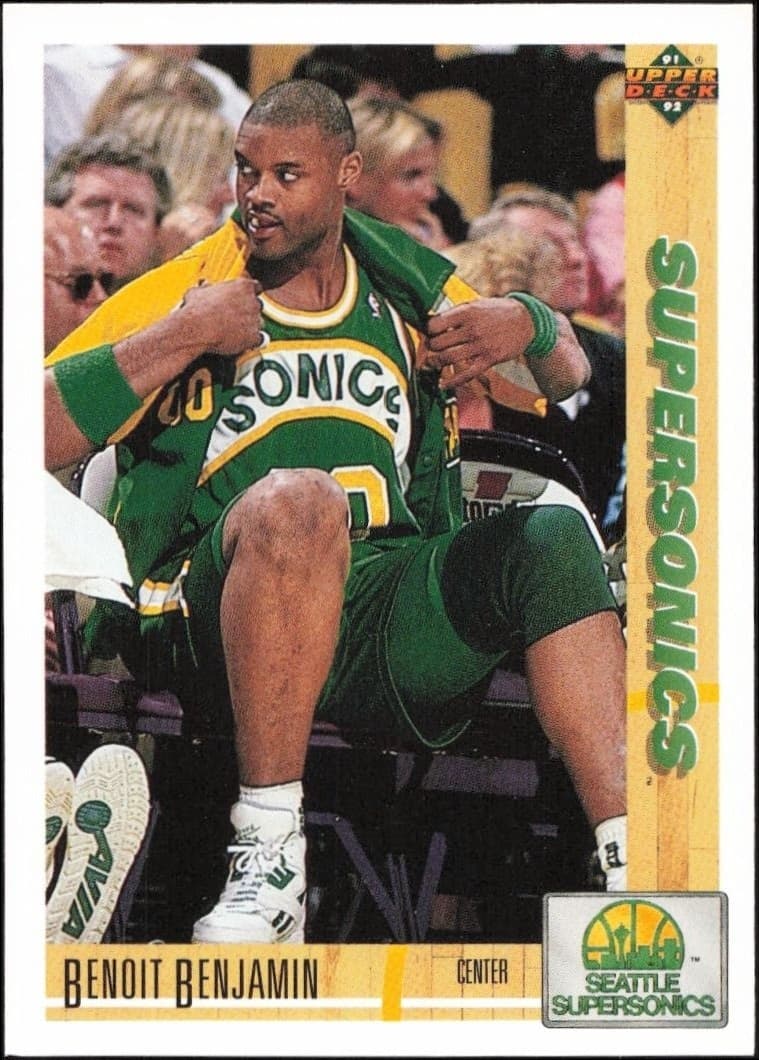 1991-92 Upper-Deck Benoit Benjamin #159 trading card