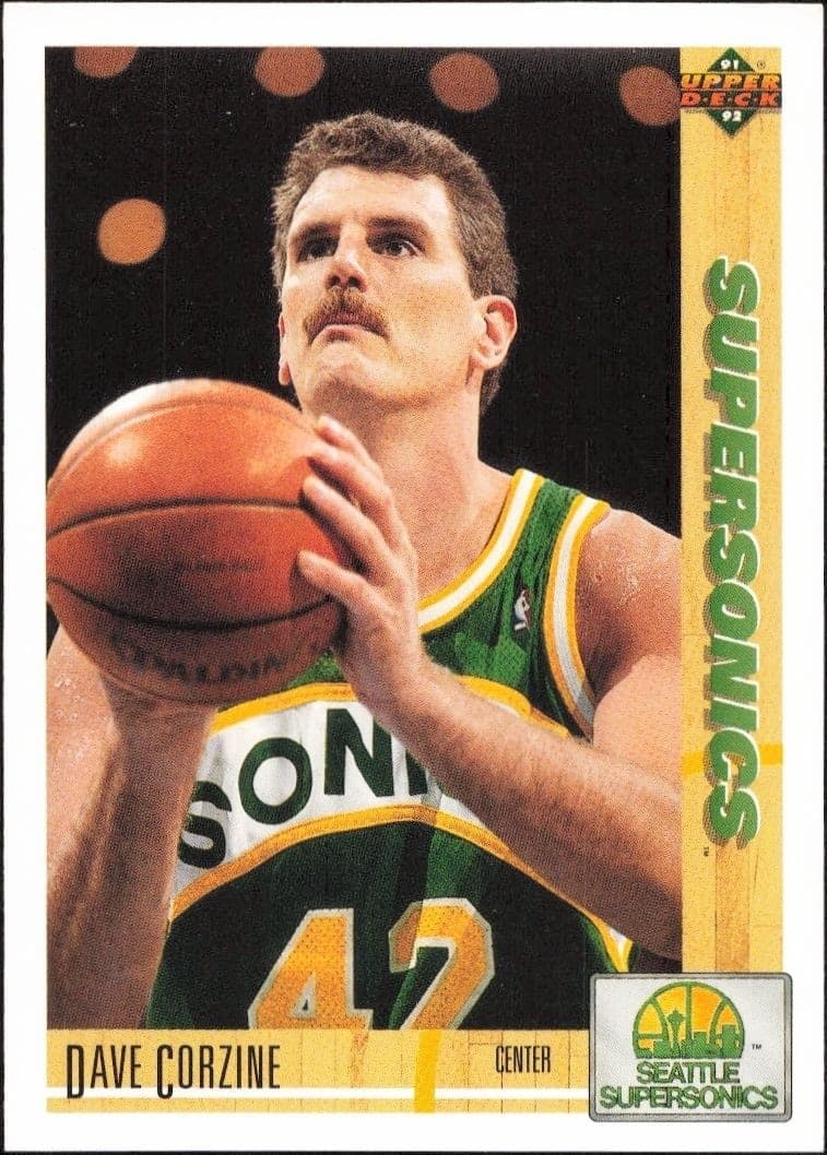 1991-92 Upper Deck Dave Corzine #106 basketball trading card front
