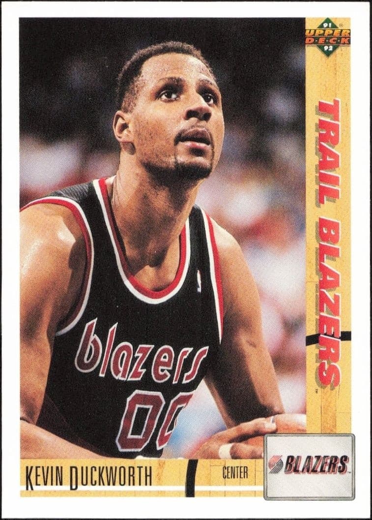 1991-92 Upper-Deck Kevin Duckworth #216 trading card