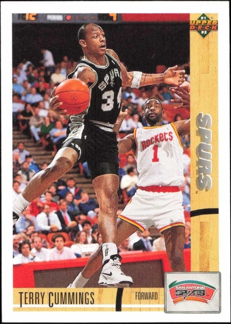 1991-92 Upper-Deck Terry Cummings #267 trading card