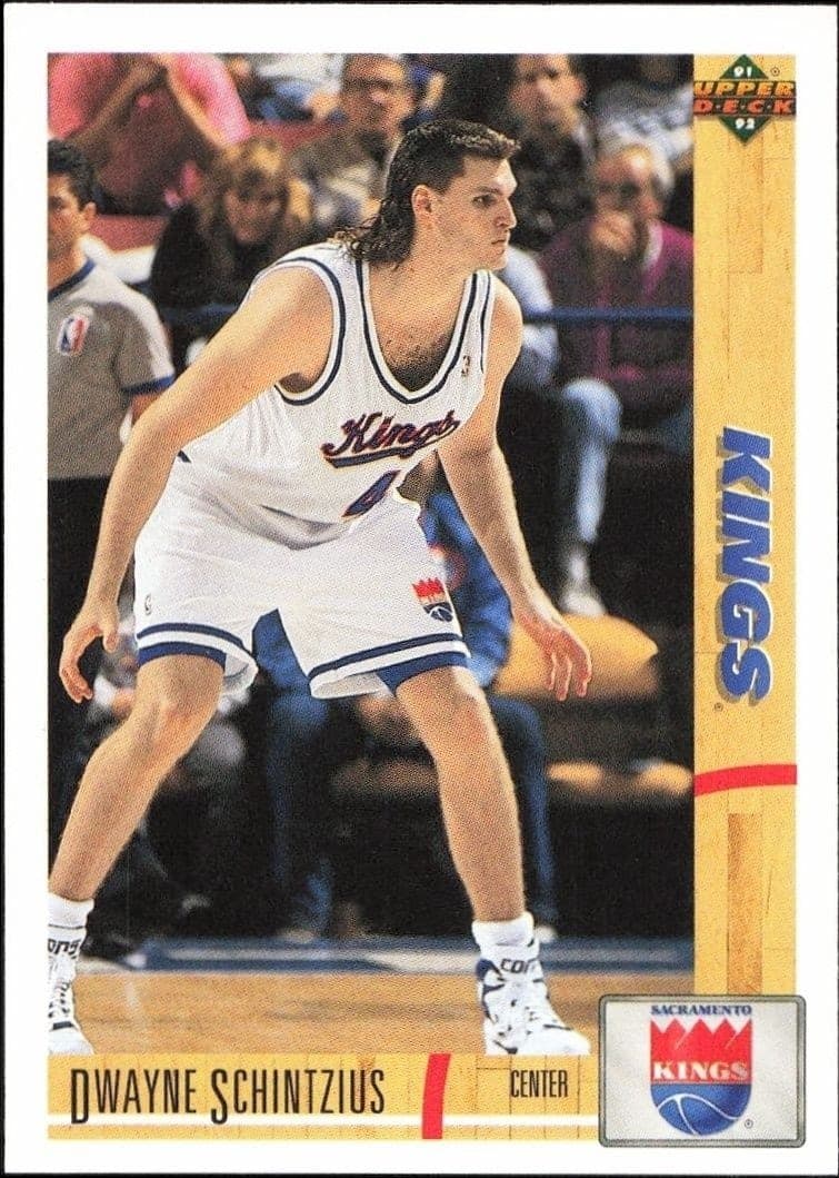 1991-92 Upper-Deck Dwayne Schintzius #412 trading card