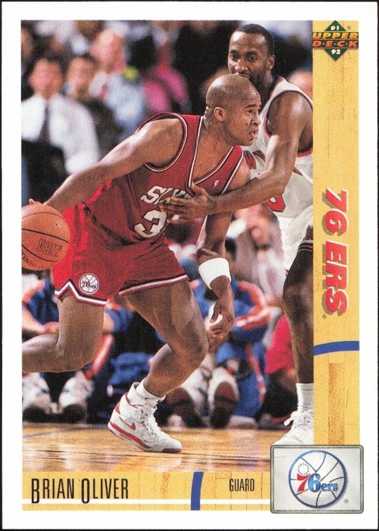 1991-92 Upper Deck Brian Oliver #119 basketball trading card front