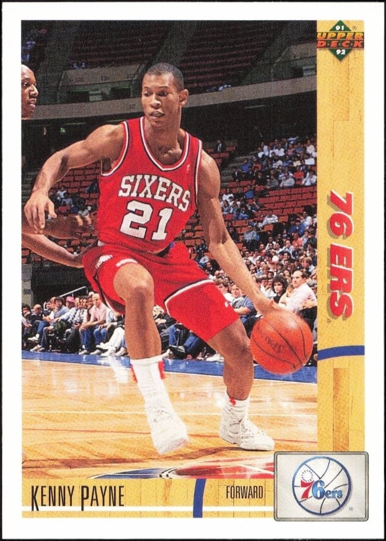 1991-92 Upper Deck Kenny Payne #28 basketball trading card front