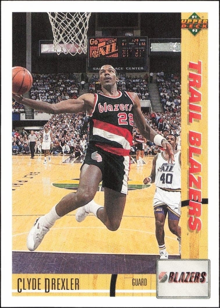 1991-92 Upper Deck Clyde Drexler #357 basketball trading card front