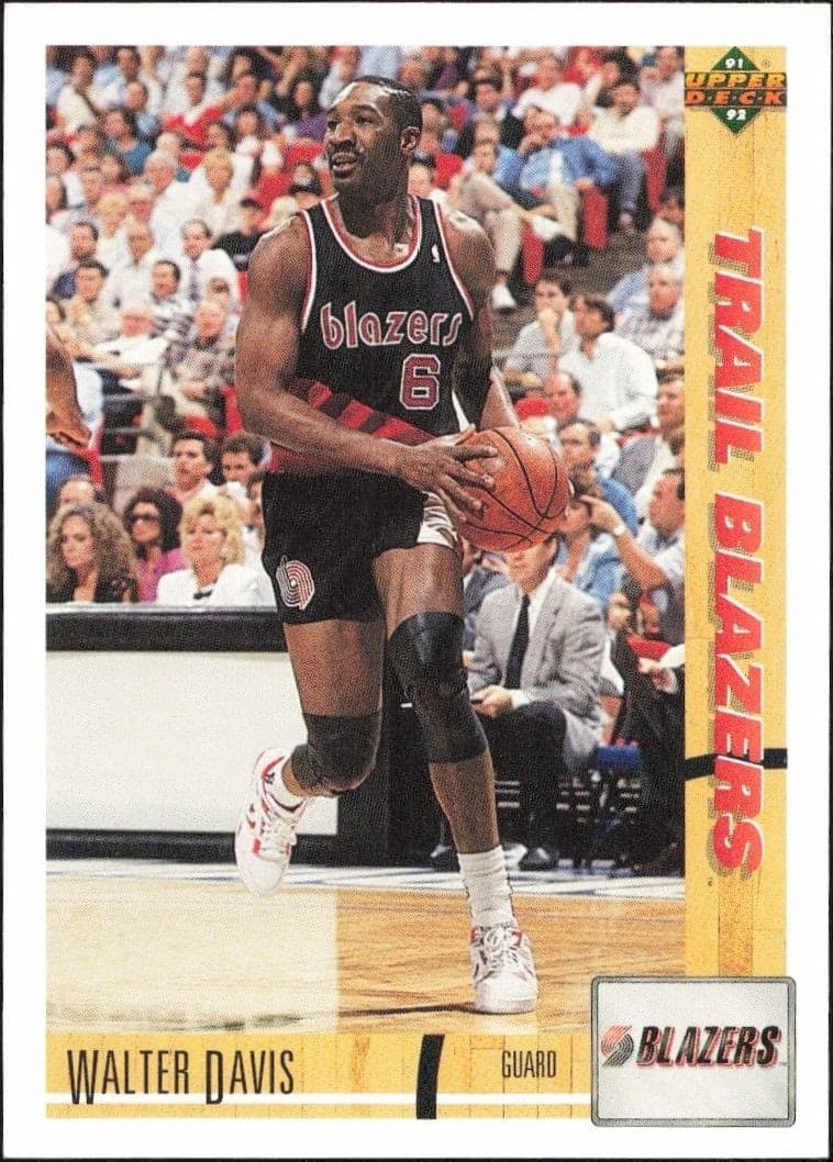 1991-92 Upper-Deck Walter Davis #380 trading card