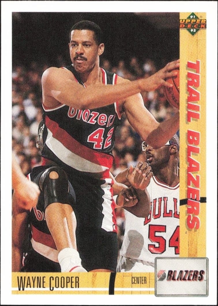 1991-92 Upper-Deck Wayne Cooper #378 trading card